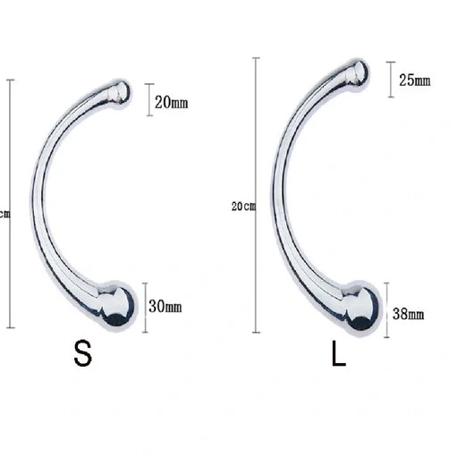 Anal Hooks Elegant Anal 5858 Hook Ended Steel Double Stainless 0108